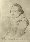 106329 Portret van Pieter Saenredam, geboren 1597, tekenaar en schilder van onder andere Utrechtse kerken en ...